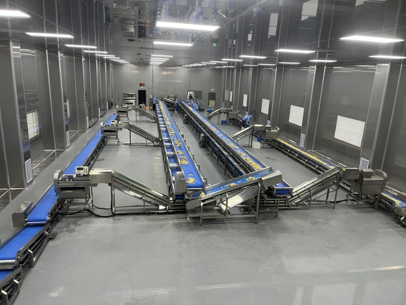 東北新民酸菜傳送分揀臺巴氏殺 菌流水線