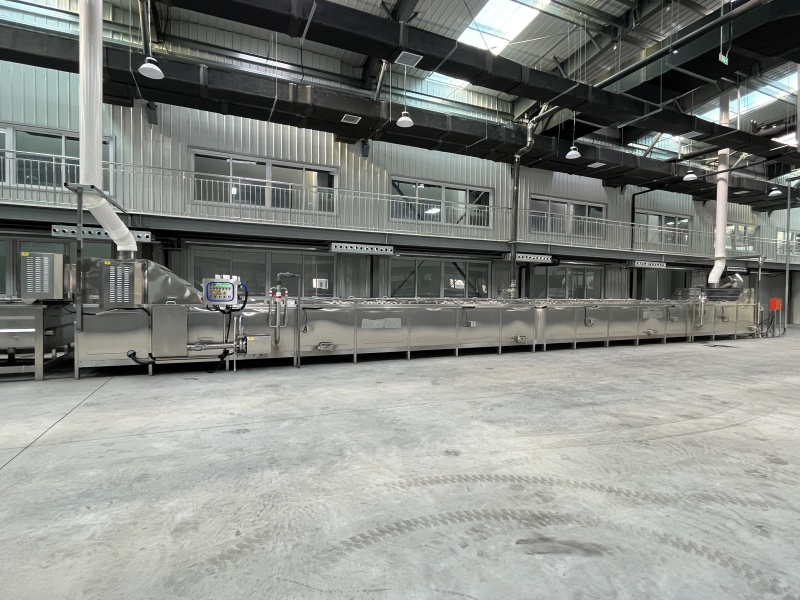 東北新民酸菜傳送分揀臺巴氏殺 菌流水線